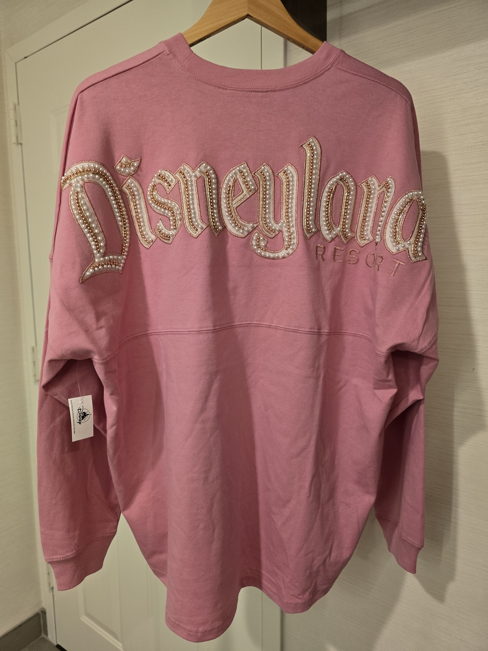 Disneyland Resort Rose Pearl-Embellished Women's Spirit Jersey - Picture 1 of 4